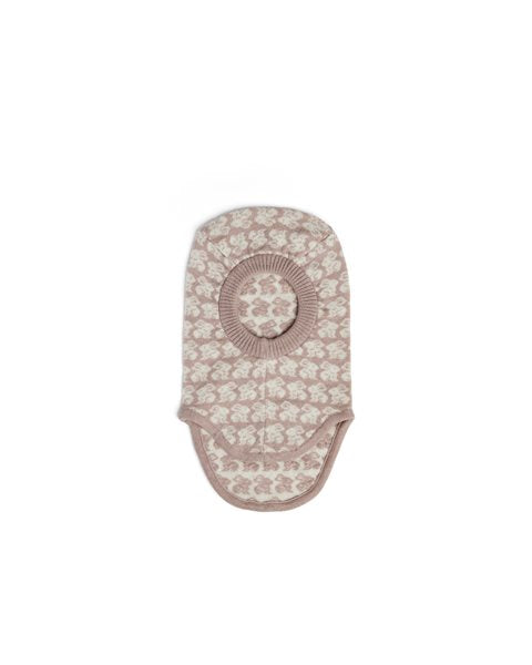 Balaclava - Merino wol - Konijntjes/roze - Smallstuff (Copy)