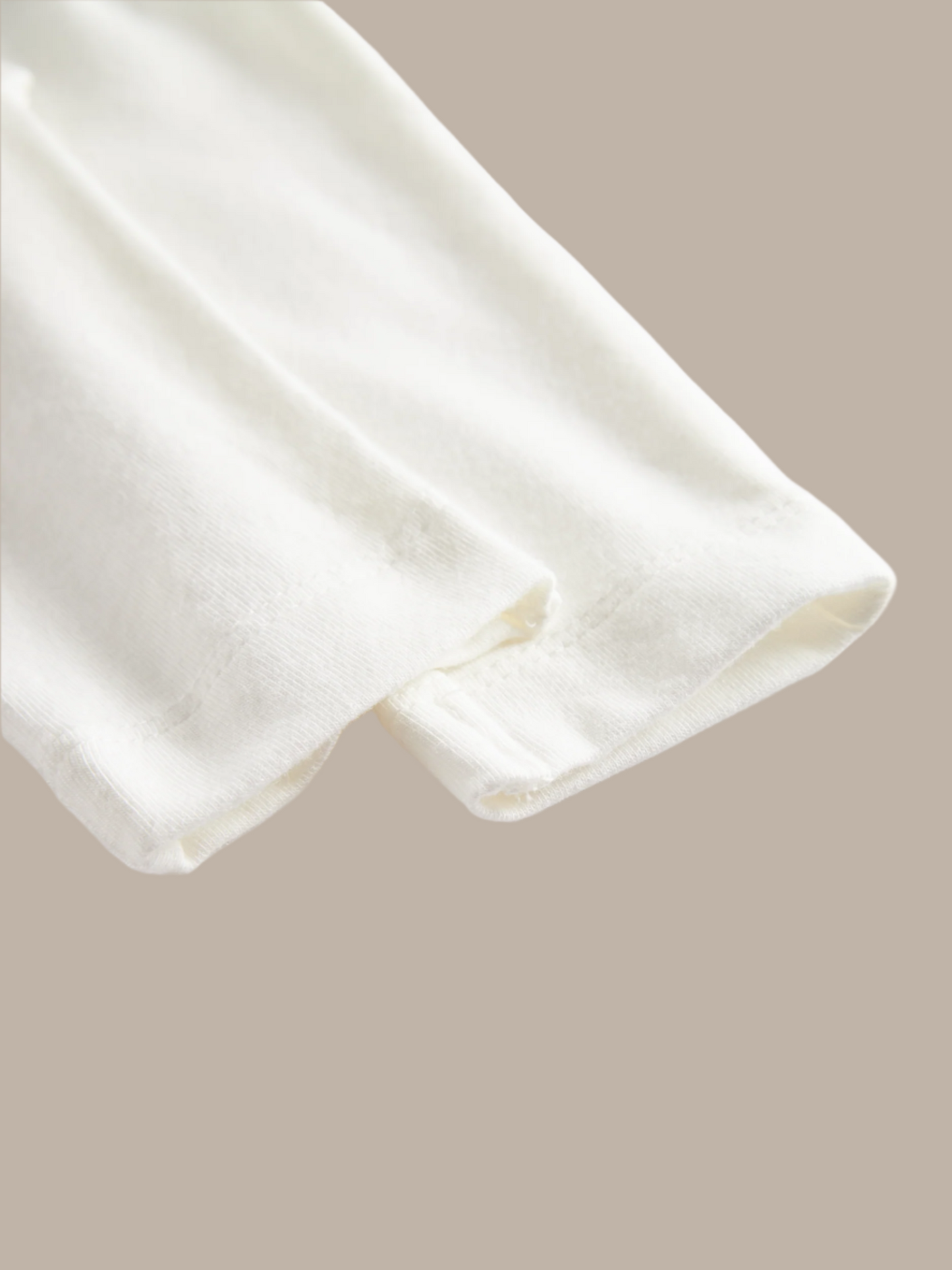 Baby Broekje - Piva Modal - Biologisch katoen en Modal - Gentle White - MarMar Copenhagen