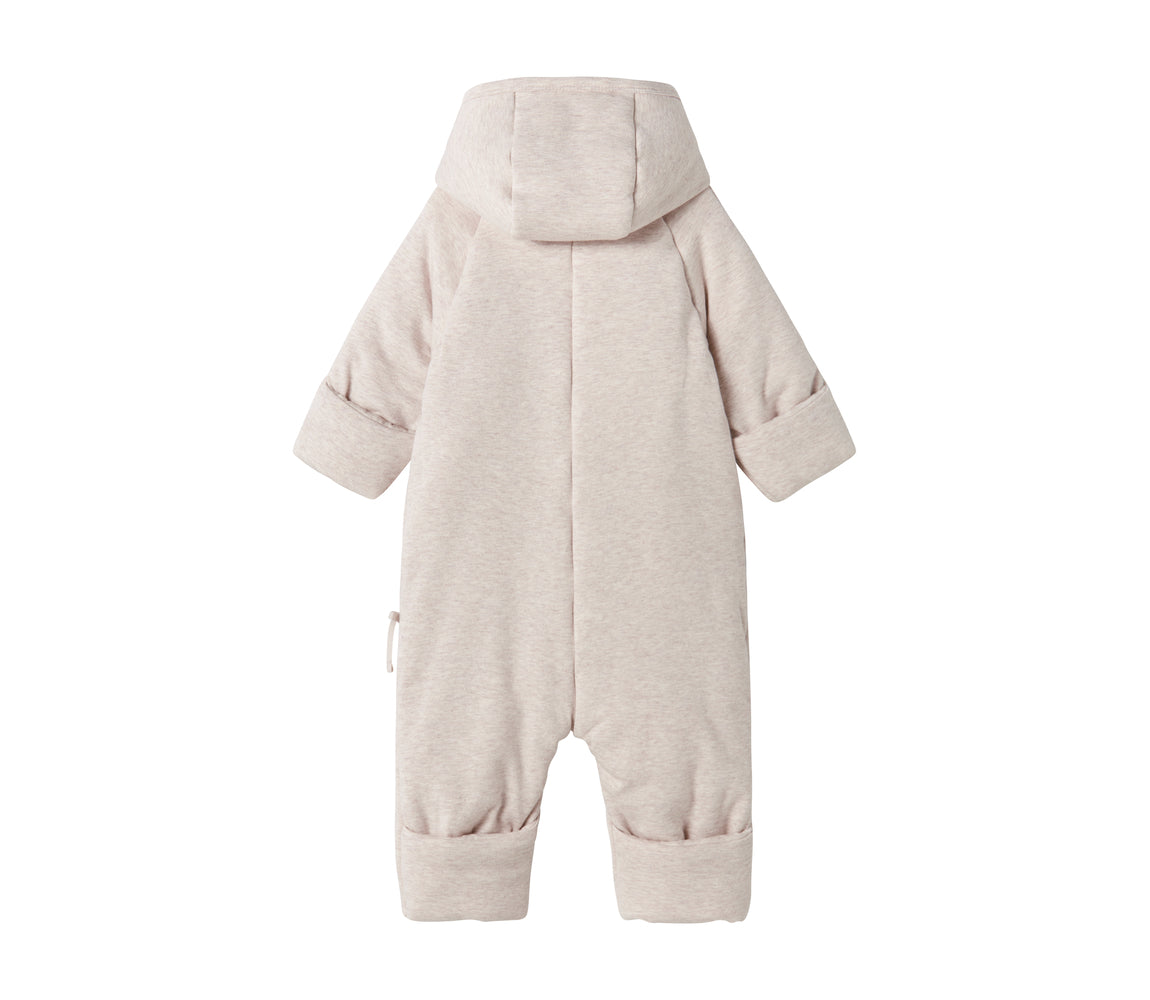 Baby Jumpsuit - Rex Modal - Biologisch katoen en Modal - Beige Melange - MarMar Copenhagen