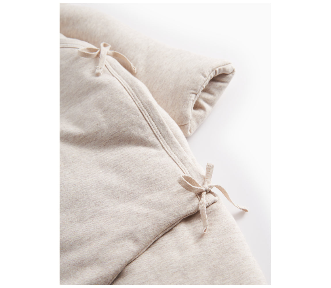Baby Jumpsuit - Rex Modal - Biologisch katoen en Modal - Beige Melange - MarMar Copenhagen