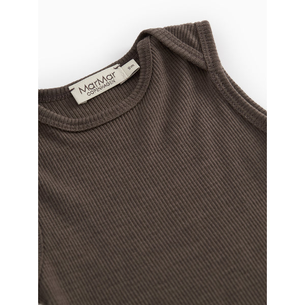 MarMar Copenhagen - Bini Wool Rib romper - 100% merino wol - Terre