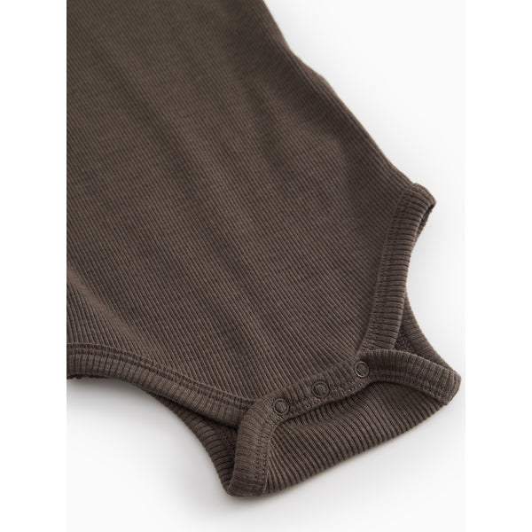 MarMar Copenhagen - Bini Wool Rib romper - 100% merino wol - Terre