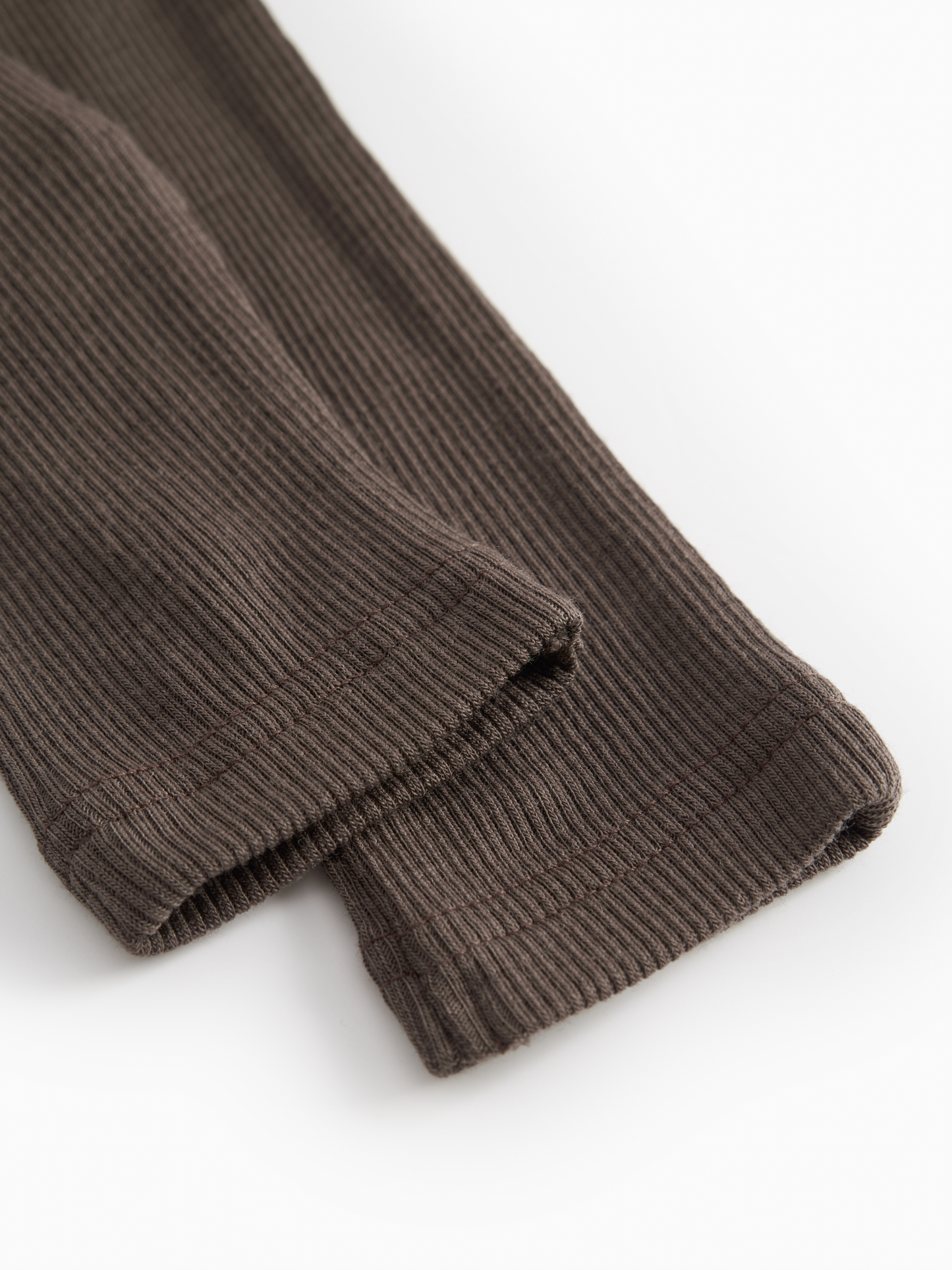 Broekje zonder voetjes Piva - Wool rib - Merinowol - Terre - MarMar Copenhagen