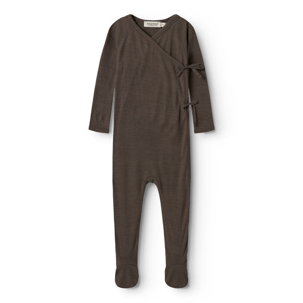 MarMar Copenhagen - Rompertje - Rubetta Wool Rib Romper - Jumpsuit - Natural