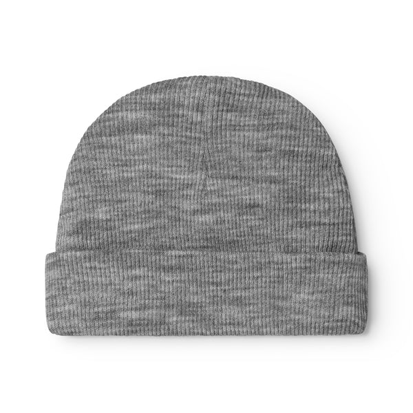 MarMar Copenhagen - Aiko Wool Rib Beanie - Baby Muts 100% merinowol - Grey melange