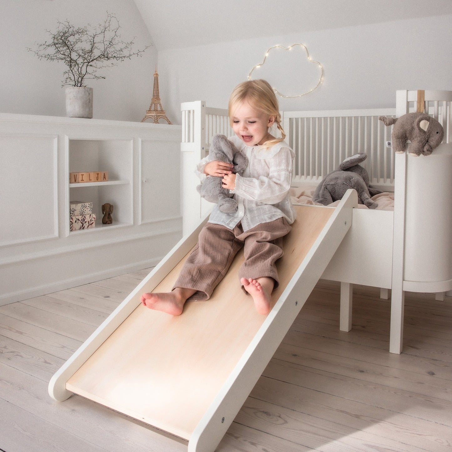 Sebra Baby en Junior Bed - Classic White - Beukenhout - Sebra