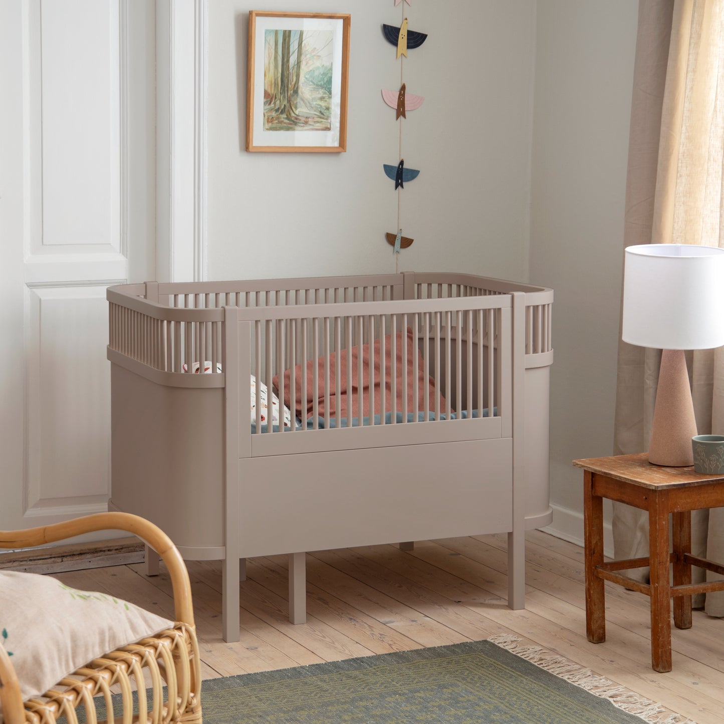 Sebra Baby en Junior Bed -Jetty Beige - Beukenhout - Sebra