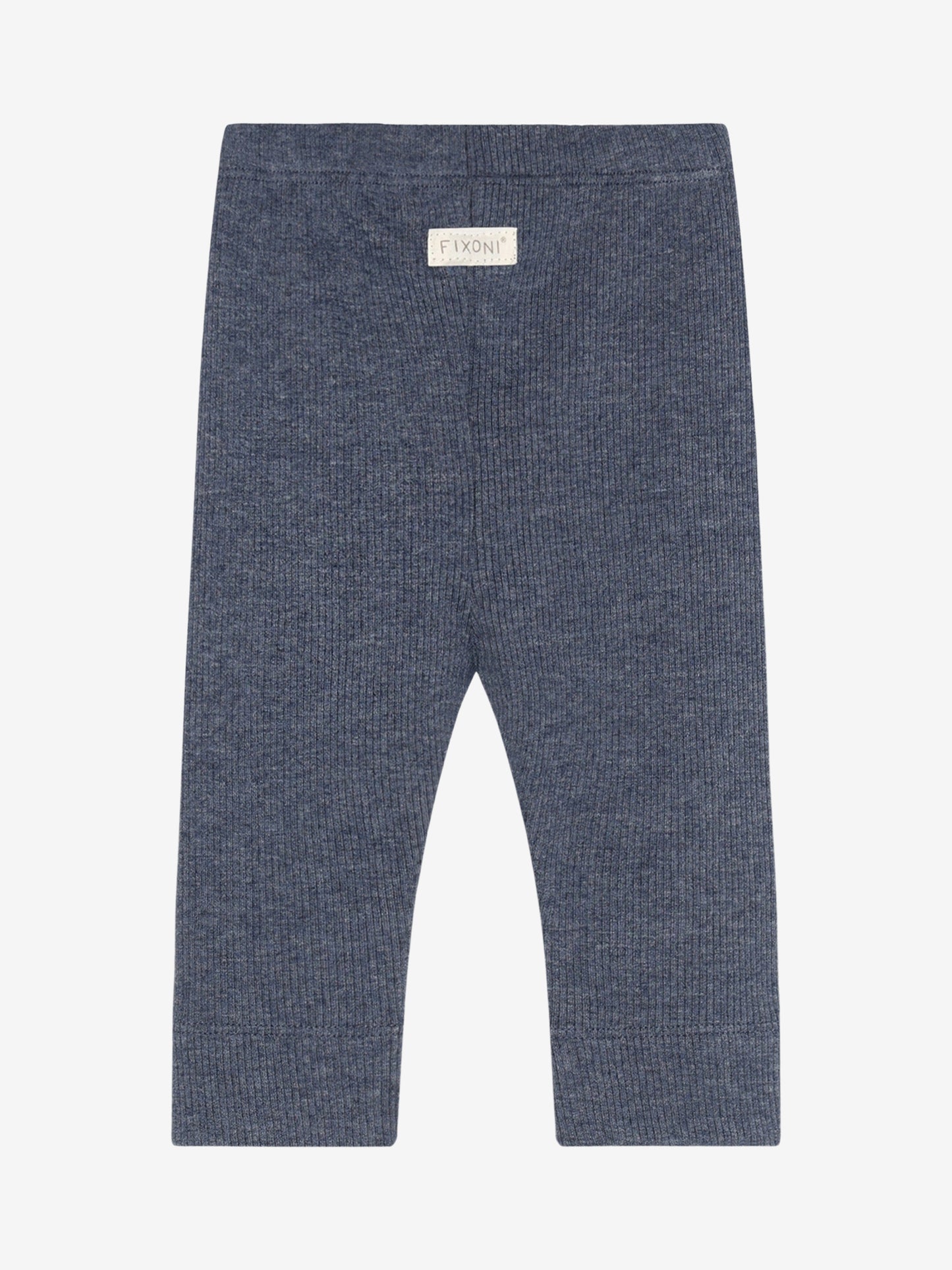 Legging - Modal/katoen - Donkerblauw/Vintage Indigo Melange - Fixoni
