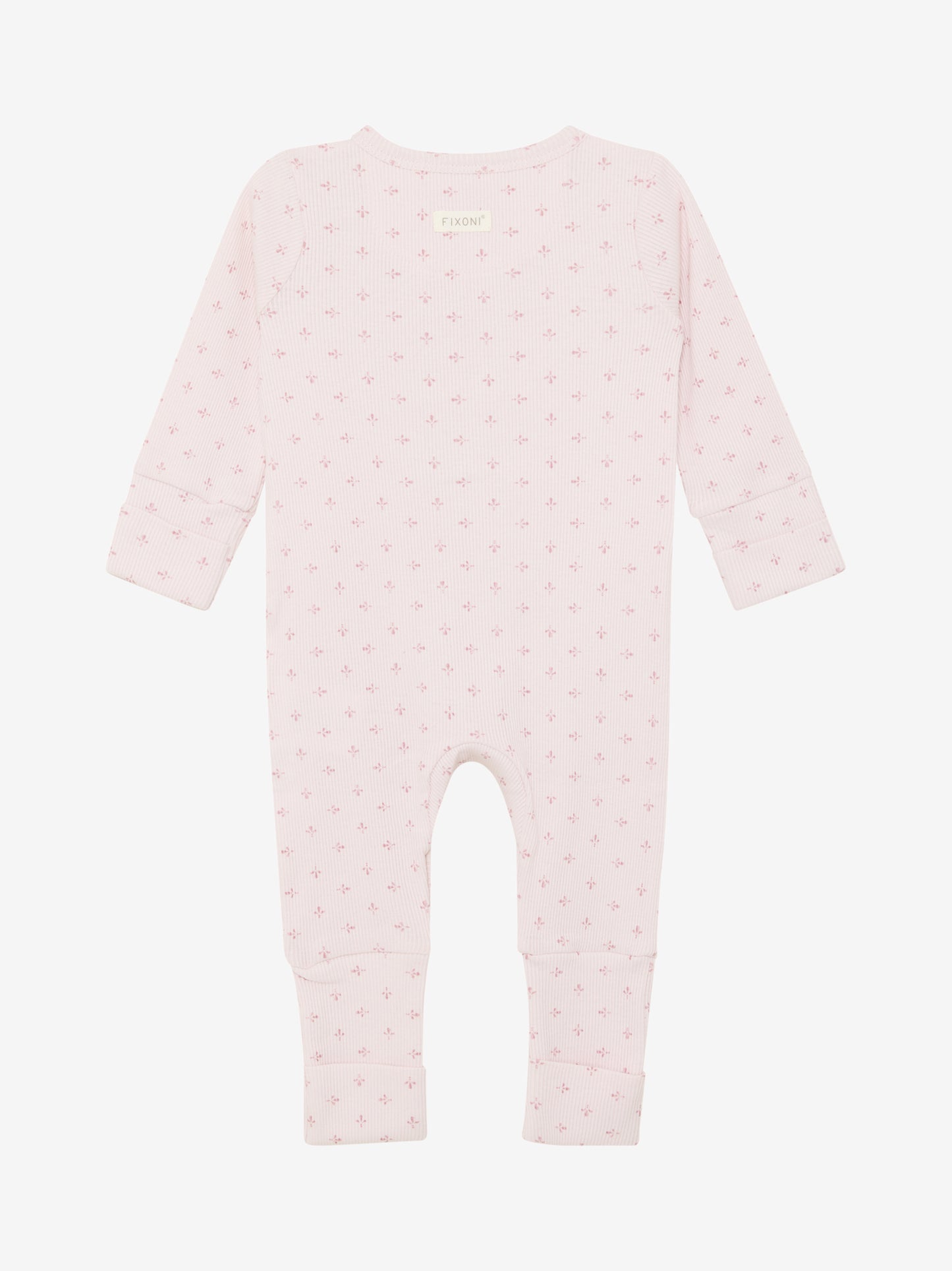 Strampler - Bio-Baumwolle - Rosa/Hushed Violet - Fixoni