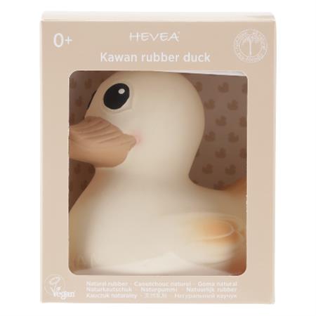 HEVEA - Kawan Mini Rubberduck - Sandy Nude - Bath duck - 100% natural rubber