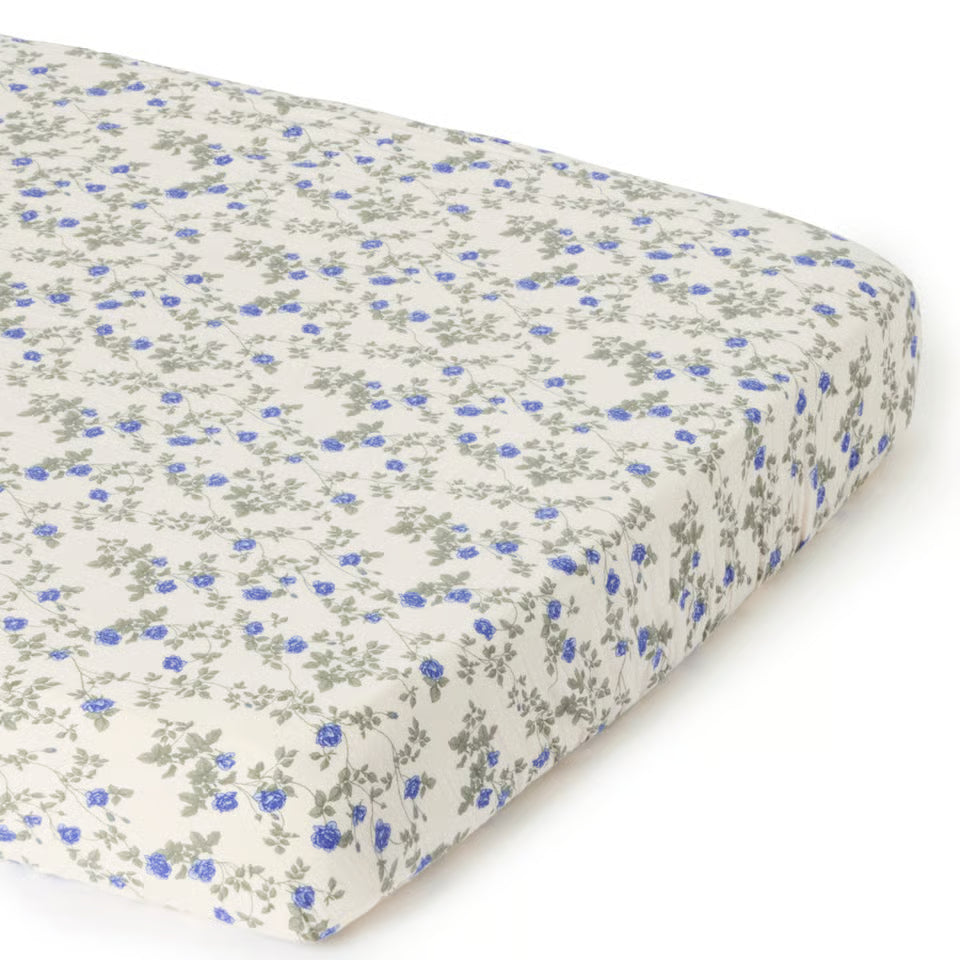 Junior hoeslaken Dainty - Biologisch katoen mousseline - 70 x 140 cm - Garbo&Friends