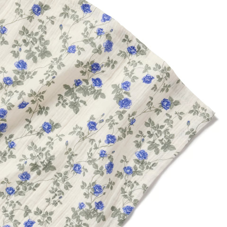 Hydrophilic Cloth 110x110cm - Muslin Swaddle Blanket Poppy - Organic Cotton - Garbo & Friends