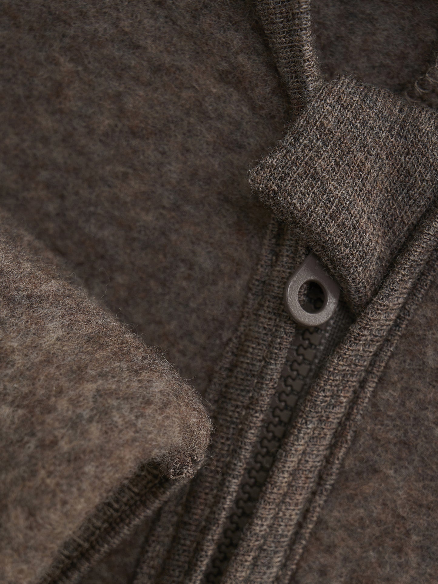 Buitenpak/jumpsuit - Merino wol fleece - Brown melange/bruin - Huttelihut