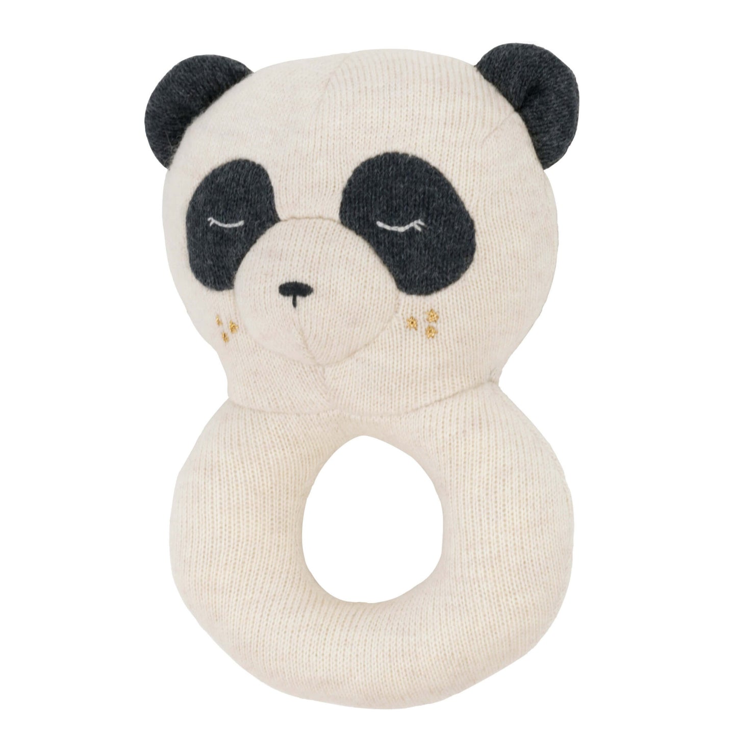 Baby Bello - Zachte rammelaar - Polly de Panda - 100% biologisch katoen