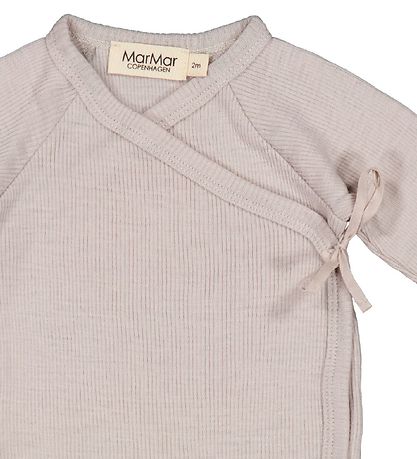 MarMar Copenhagen - Belita Wool Rib Romper - 100% merinowol - Pepple