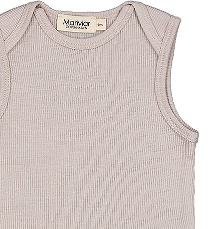 MarMar Copenhagen - Bini Wool Rib romper - 100% merino wol - Pepple