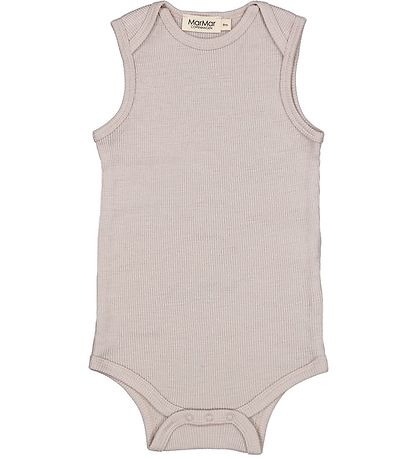 MarMar Copenhagen - Bini Wool Rib romper - 100% merino wol - Pepple