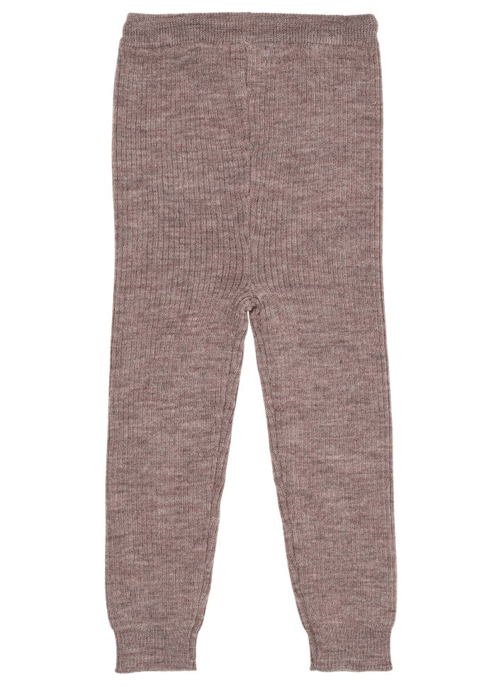 Gebreid Baby Broekje - Merino Classic Rib Leggings - Merinowol - Nature Melange - Copenhagen Colors