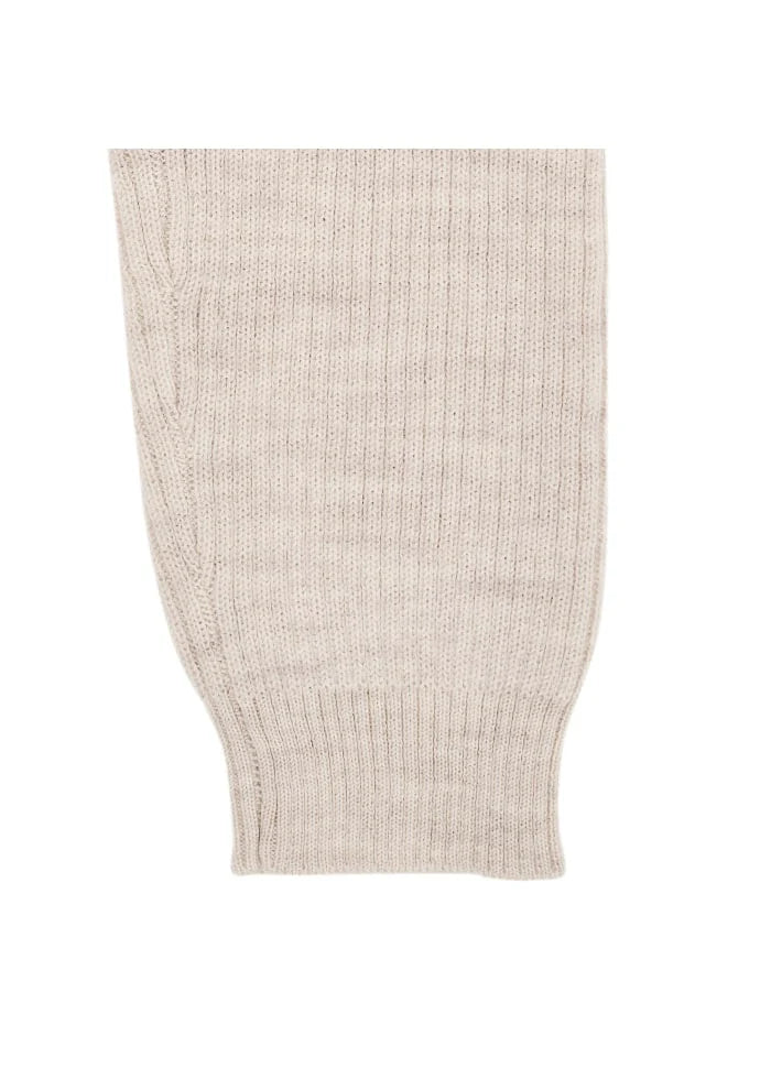 Gebreid Baby Broekje - Merino Classic Rib Leggings - Merinowol - Pale Cream - Copenhagen Colors