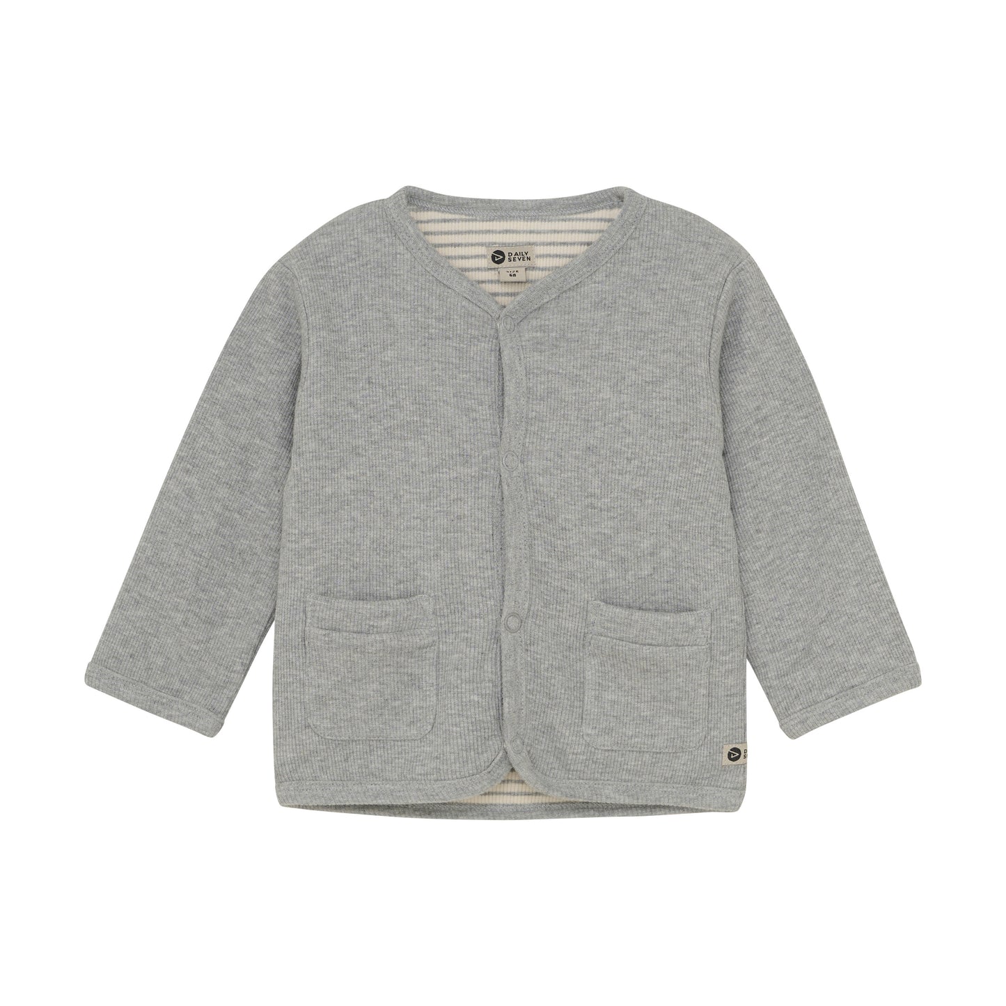 Daily7 - Reversible Jacket - Jasje - Modal mix - voorkant - grijs