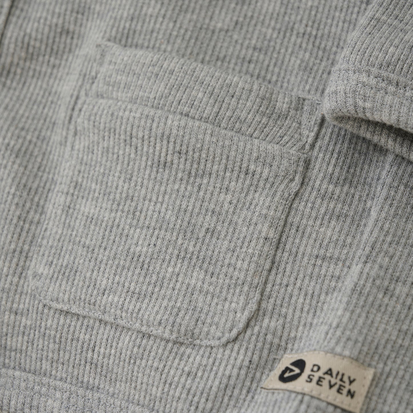Daily7 - Reversible Jacket - Jasje - Modal mix - zakje - grijs