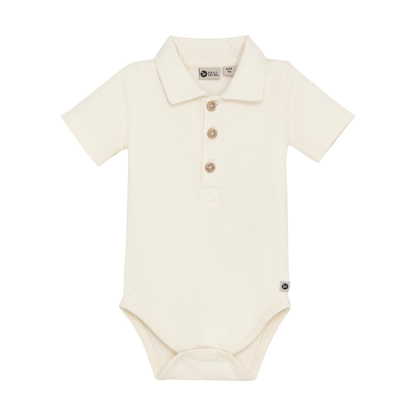Daily7 - Body Collar - Overhemd romper - 100% katoen - voorkant