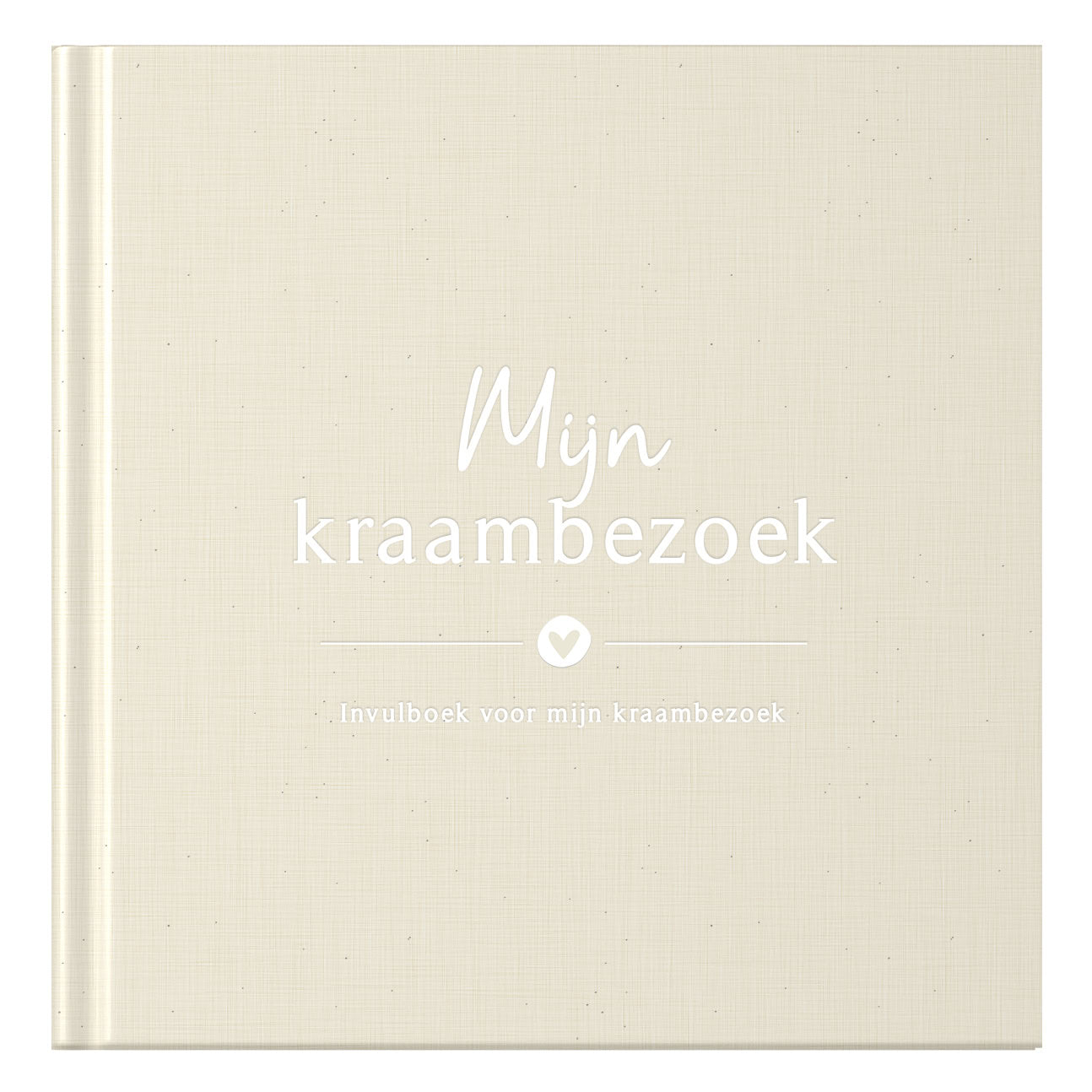 Baby invulboekje - Mijn kraambezoekboek - Linnen Beige - Fyllbooks