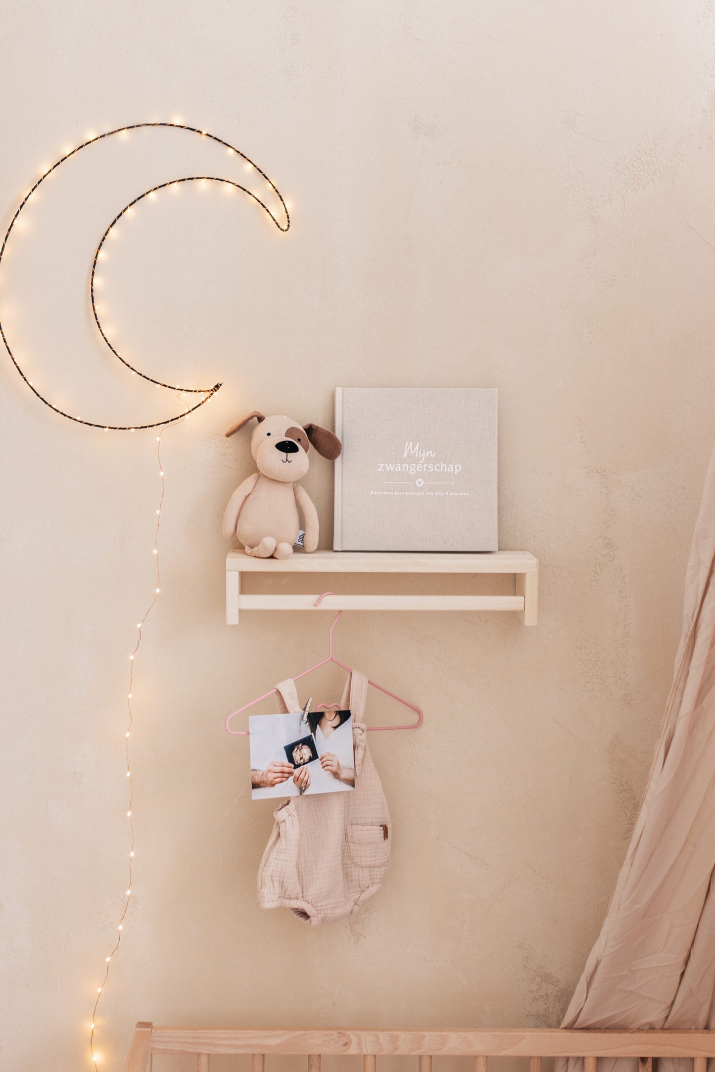 Baby invulboekje - Invulboek Mijn Zwangerschap - Linnen Beige - Fyllbooks