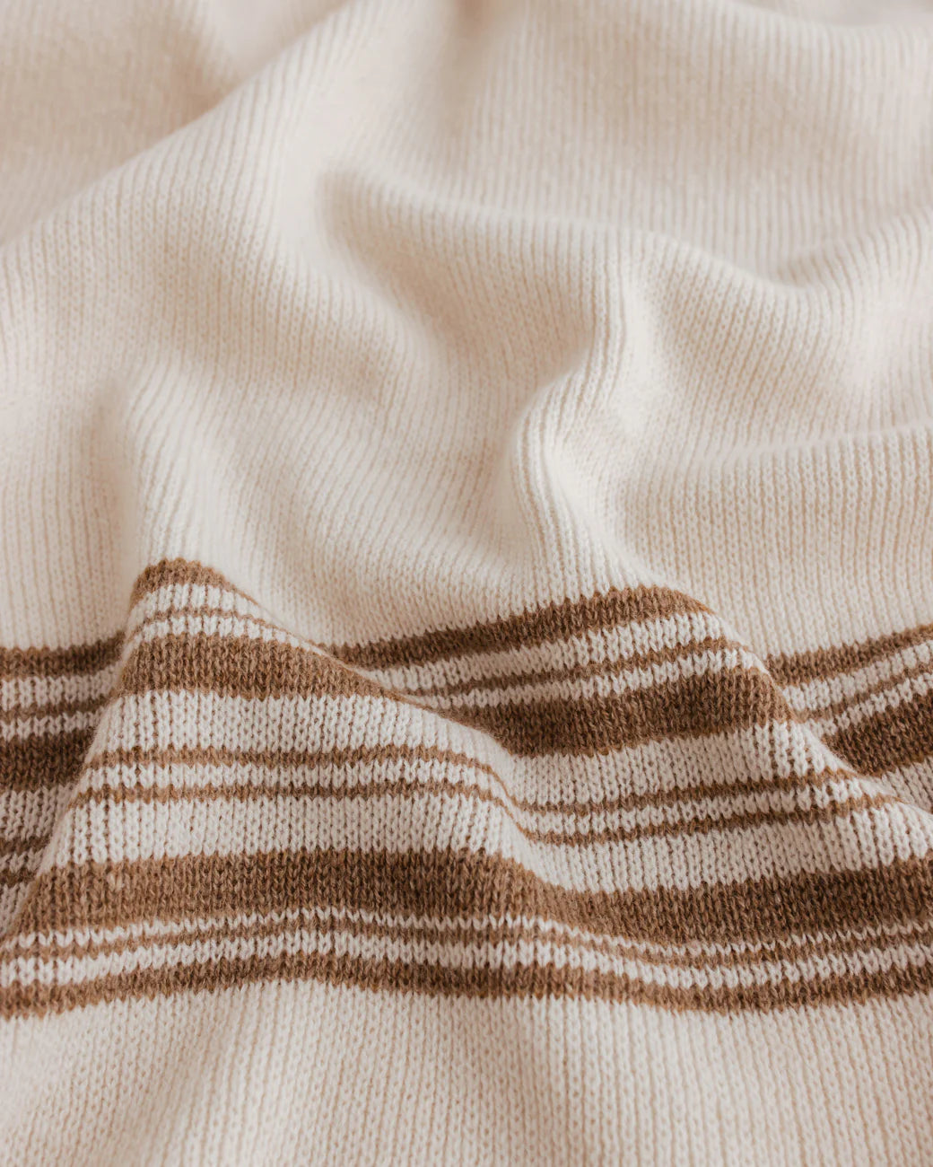 Baby dekentje - Gilbert - Silver/walnut - Merino wol - HVID