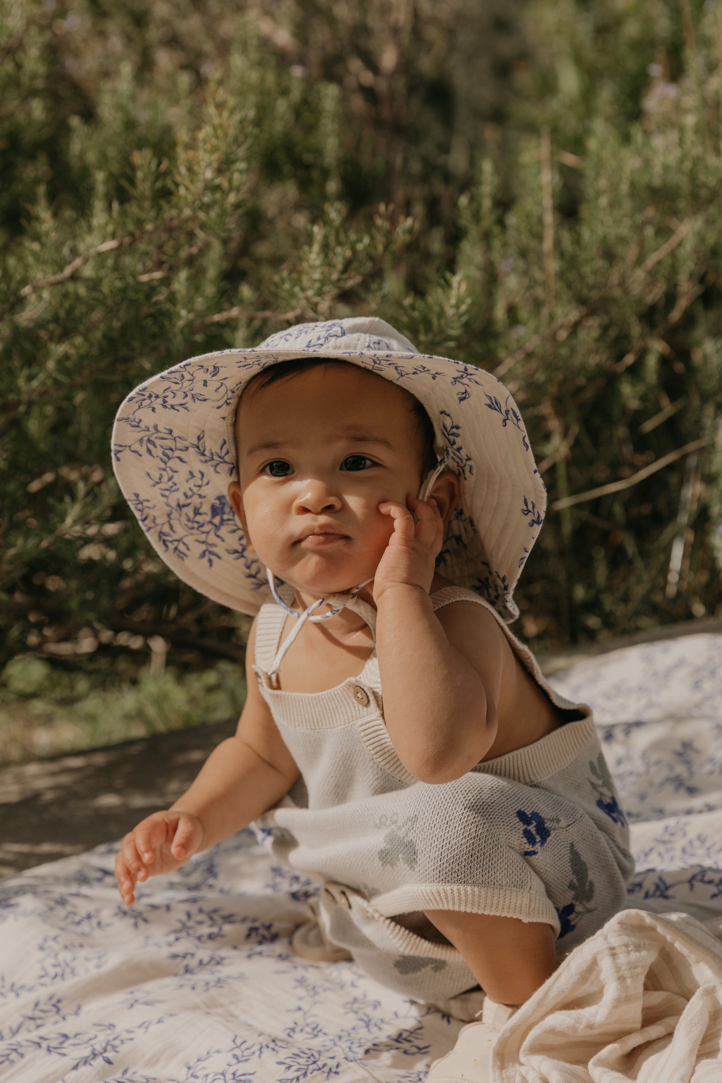 Garbo&Friends - Muslin Sun hat Jardim - Zonnehoed - baby