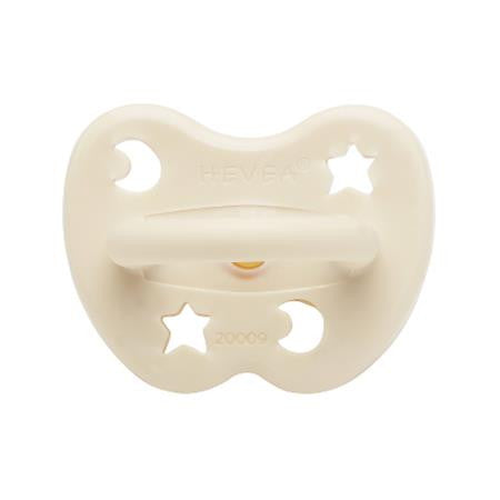 HEVEA - Pacifier Milky White Orthodontic - Speen - 100% natuurlijk - 100% plasticvrij- voorkant