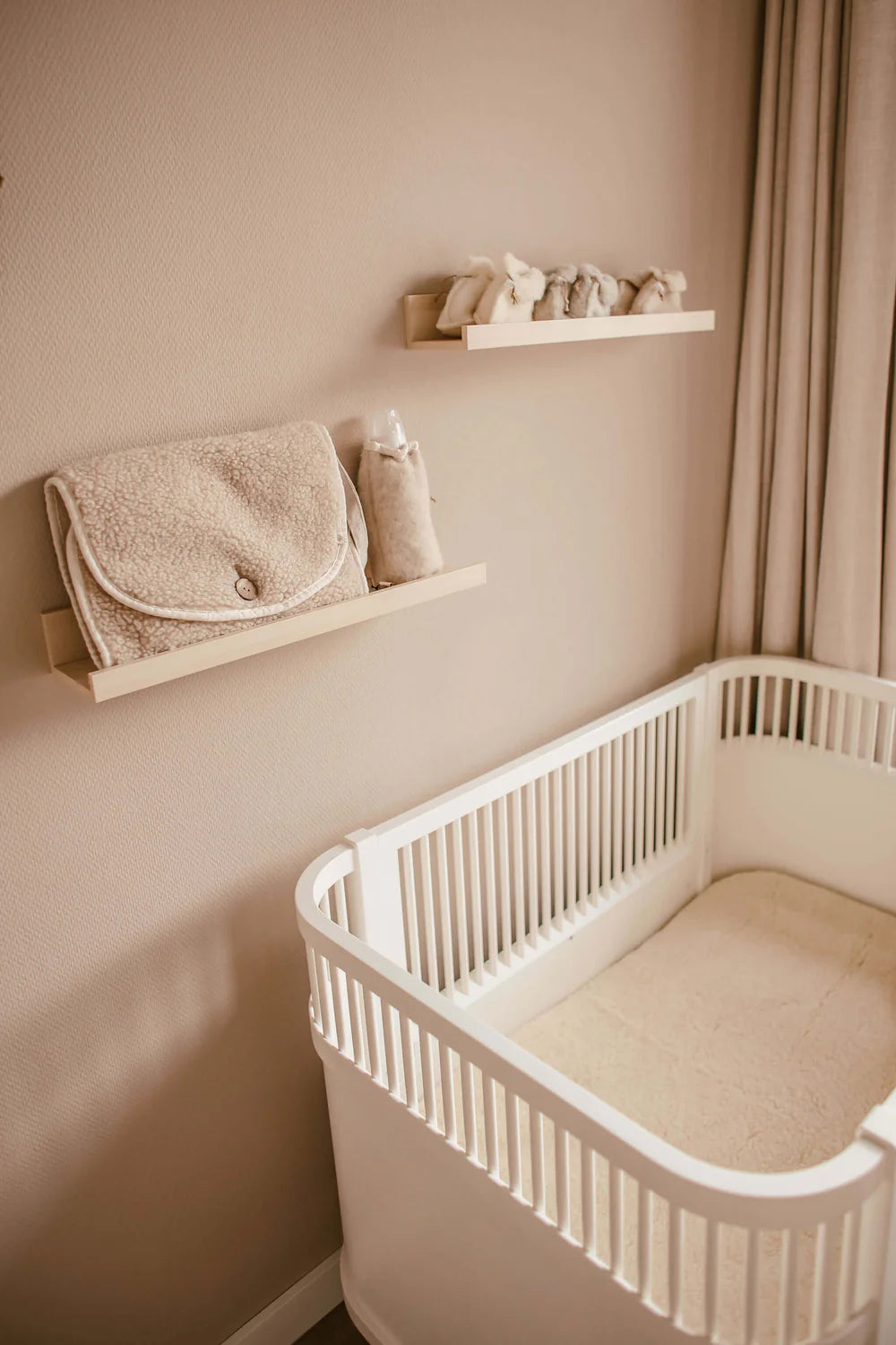 Hoeslaken baby-/kinderbed - Merinowol - Naturel - Kico Label