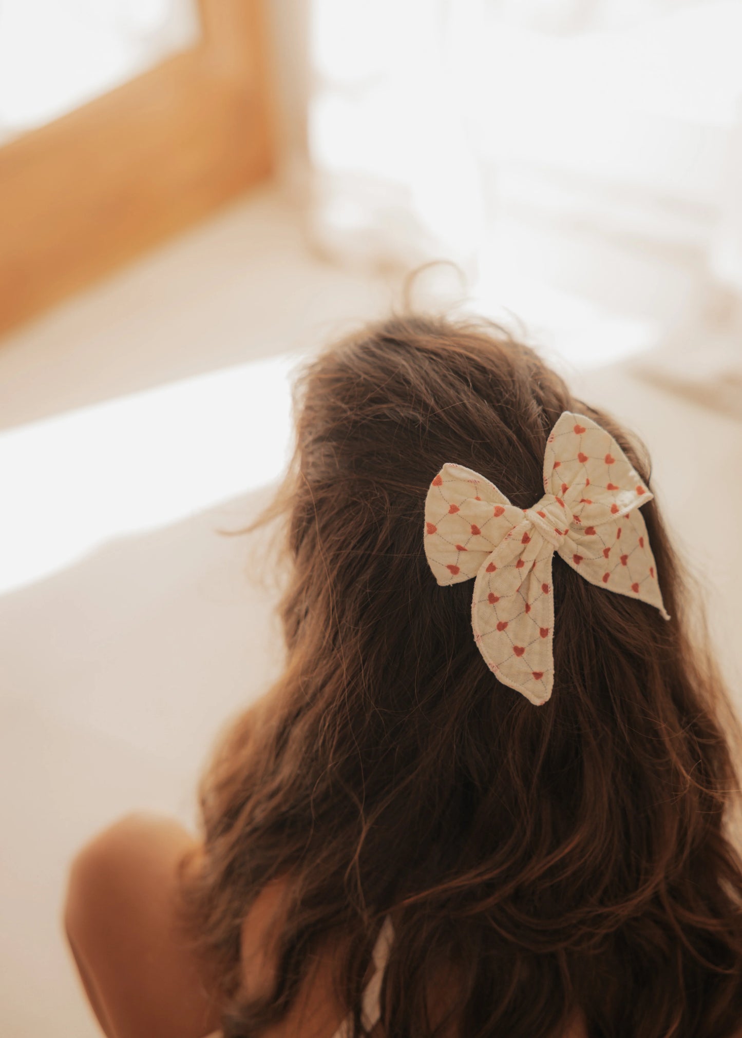 Haarknipje strik - Biologisch katoen - Lovely Roots - Mrs Ertha