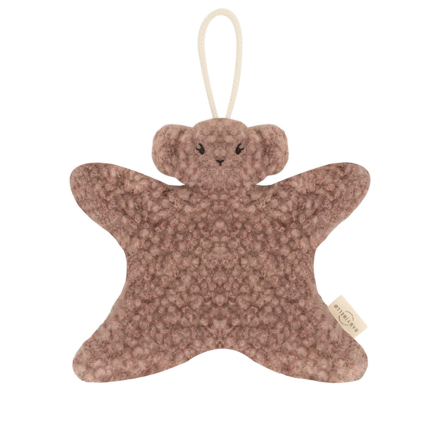 Speendoekje - Merinowol - Earthy Cocoa – Soft Ivory/Beige - Baby Bello