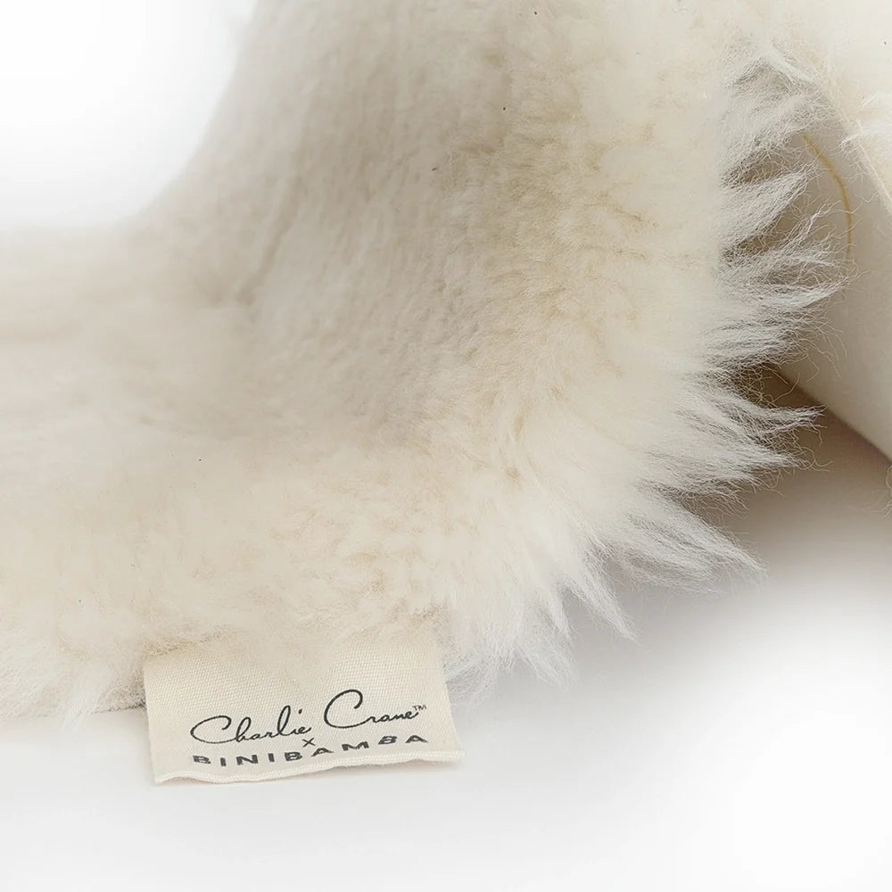 Sheepskin for LEVO Baby Rocker – 100% Merino Schapenvacht - Charlie Crane x Binibamba