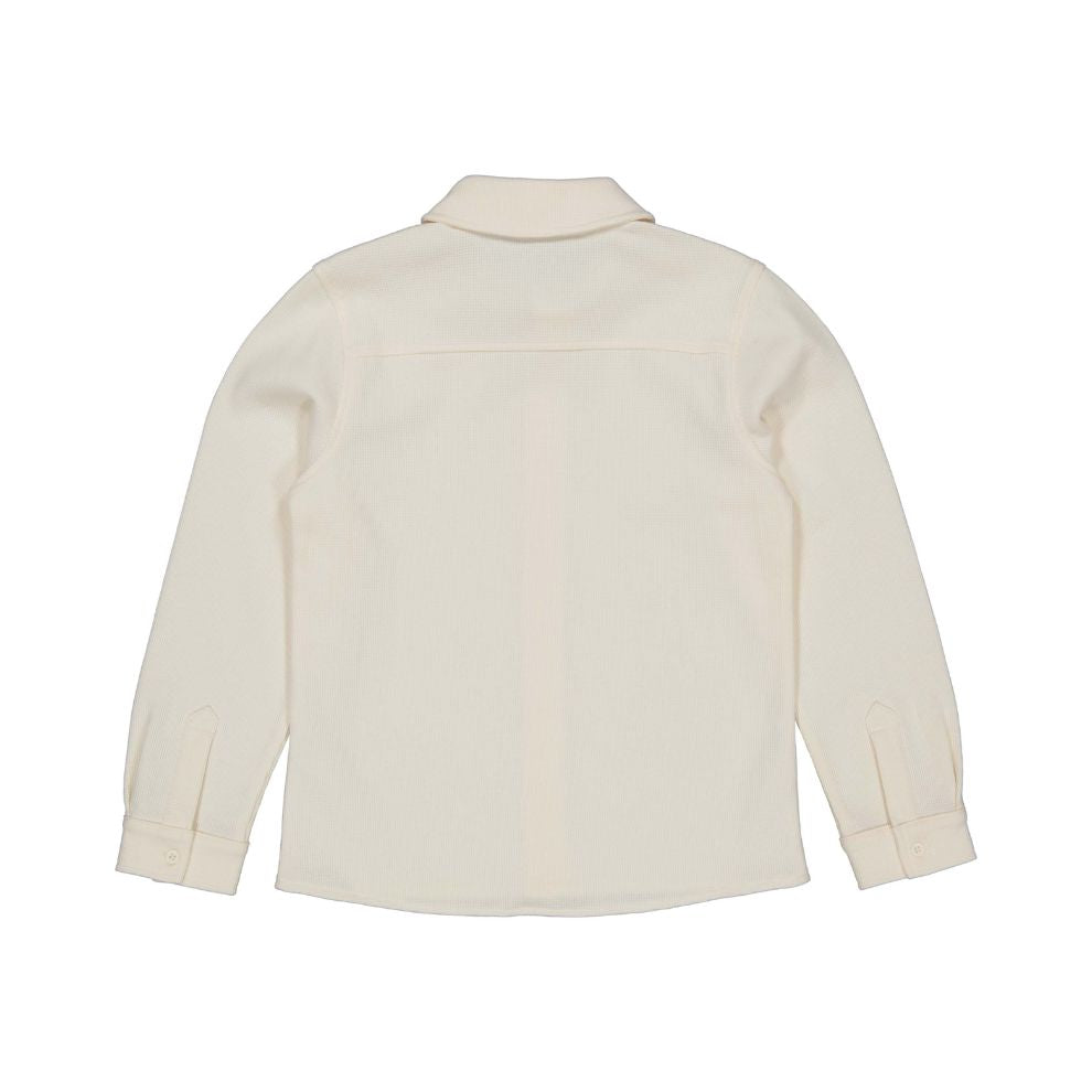 Ovehemd top - Katoen - Cream/offwhite - Levv achterkant