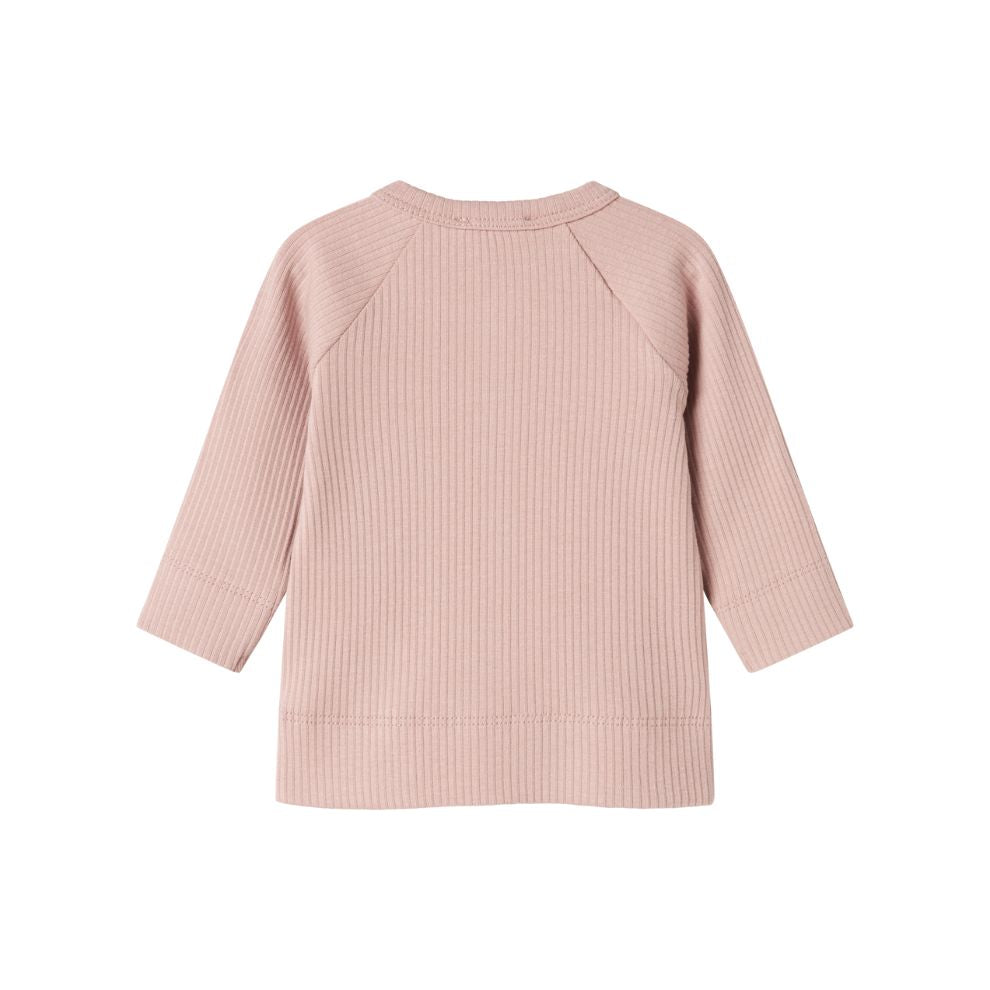 Vestje Tane - Biologisch katoen/modal - Faded rose - Marmar Copenhagen achterkant