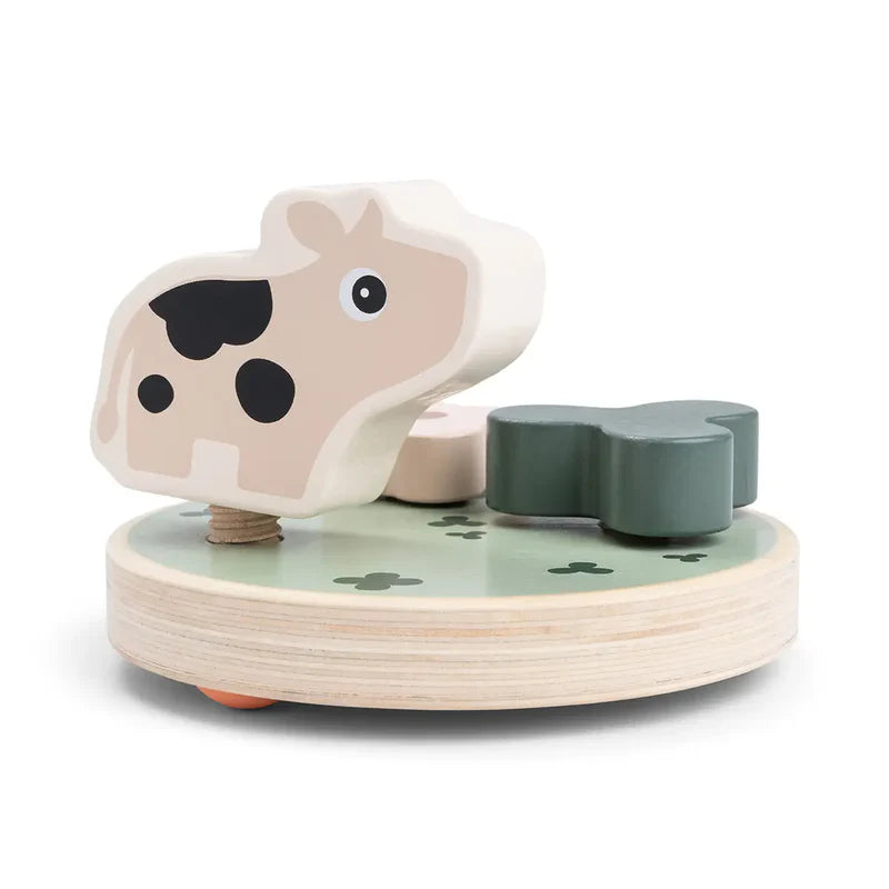 Match & screw toy - Houten speelgoed - Dotti - Colour mix - Done by Deer