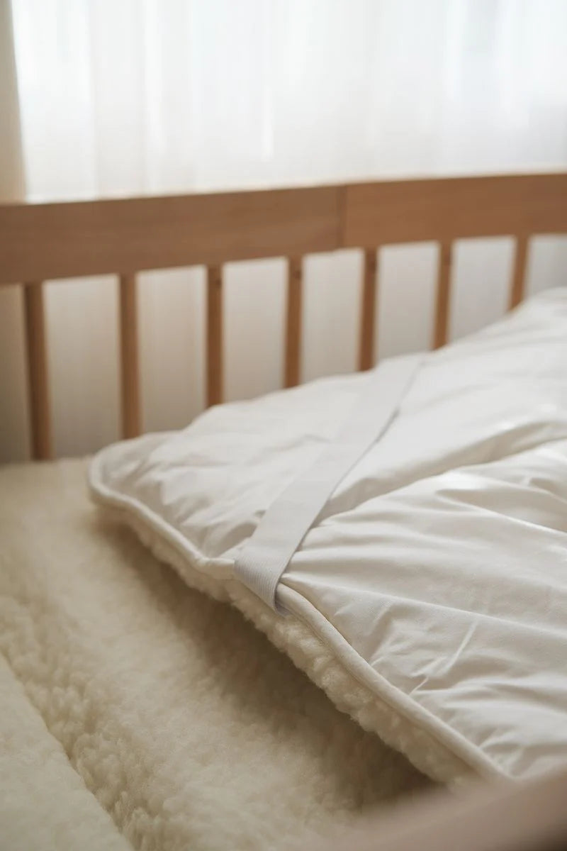 Matrastopper / onderdeken - Merinowol - Naturel - Kico Label