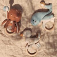 Baby Rammelaar - Ozzy de Octopus - Biologisch katoen - Baby Bello