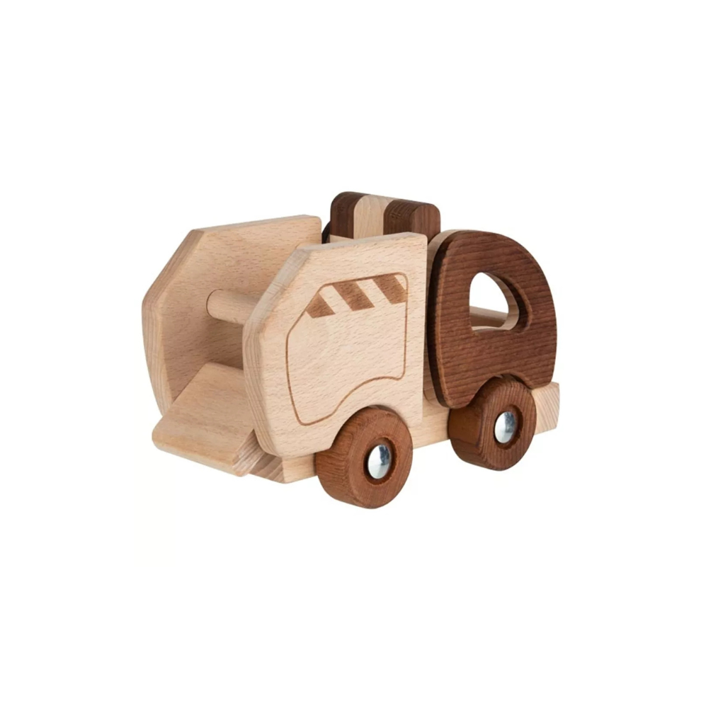 Vuilniswagen - Hout - Goki Nature