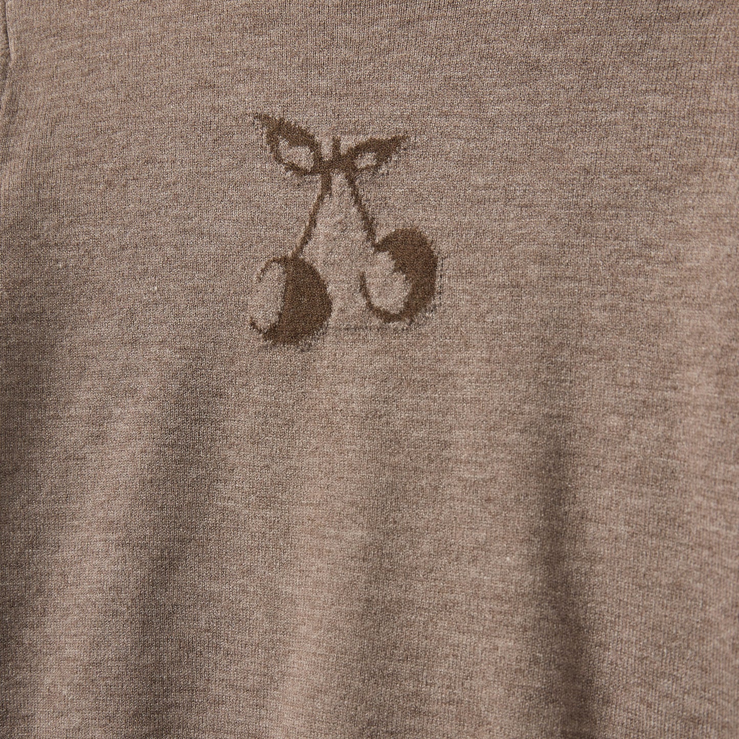 Fijngebreide trui Ursa - Bruin melange - Sofie Schnoor