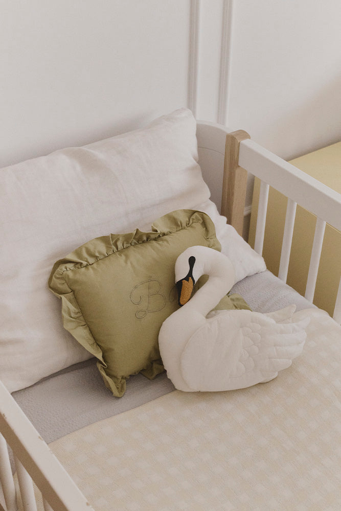 Cushion Swan – Zwanenkussen – Ivory – 30 × 30 cm – Lorena Canals