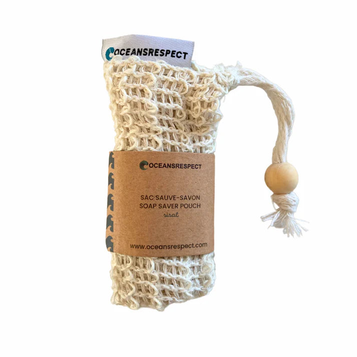 Zeepbesparend zakje - Biologisch Katoen & Sisal - Oceanrespect
