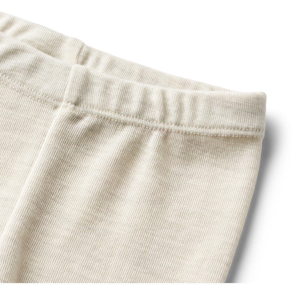 Wheat - Wool Leggings Agi - 100% merino wol - close up