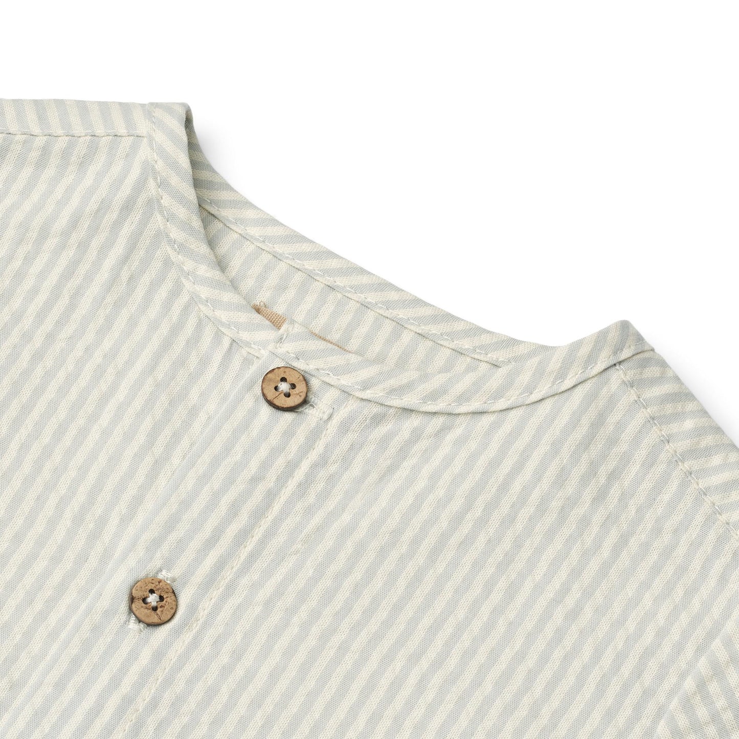 Wheat - Shirt Shelby - Overhemd top - 100% biologisch katoen - close up