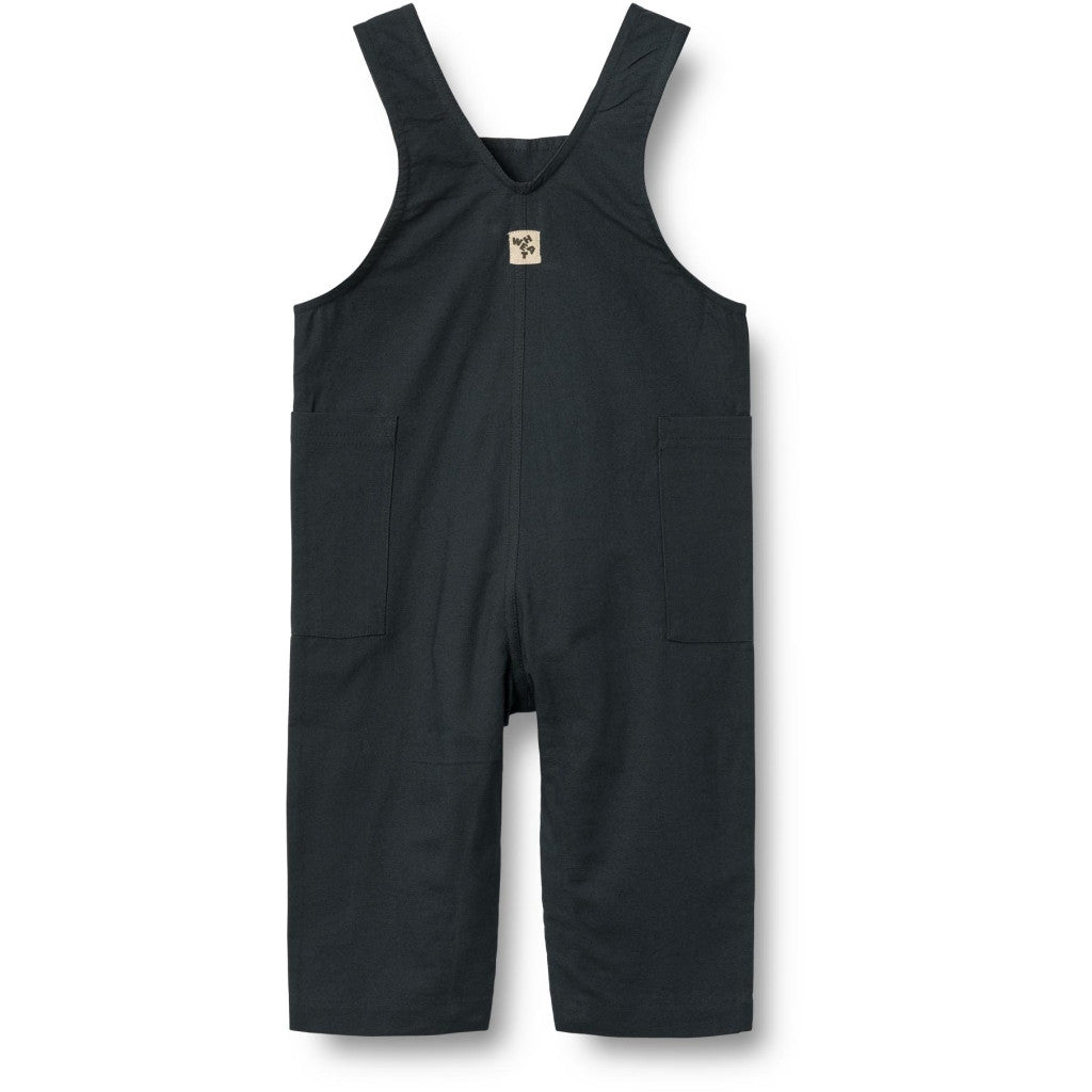 Wheat - Overall Ivan - Tuinbroekje - 100% biologisch katoen - achterkant navy