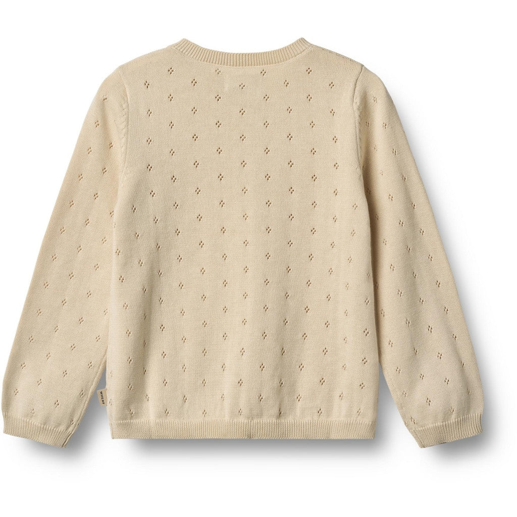 Wheat - Knit Cardigan Maia - Gebreid vestje - 100% biologisch katoen achterkant