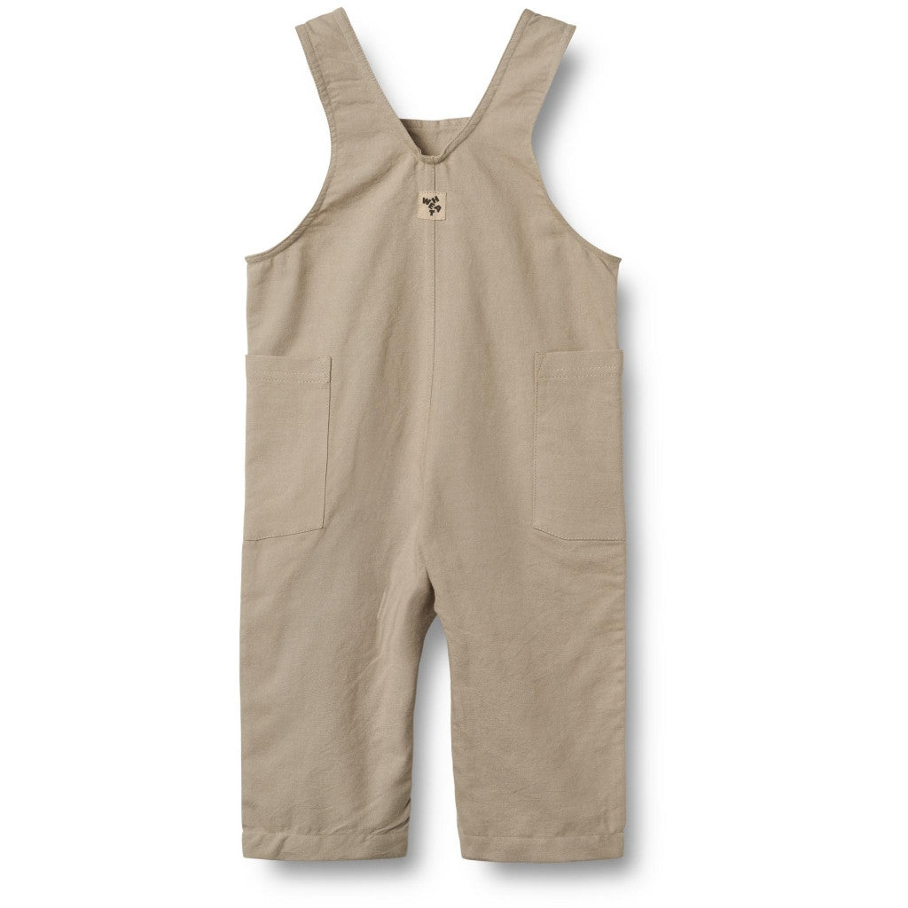 Wheat - Overall Ivan - Tuinbroekje - 100% biologisch katoen - achterkant beige