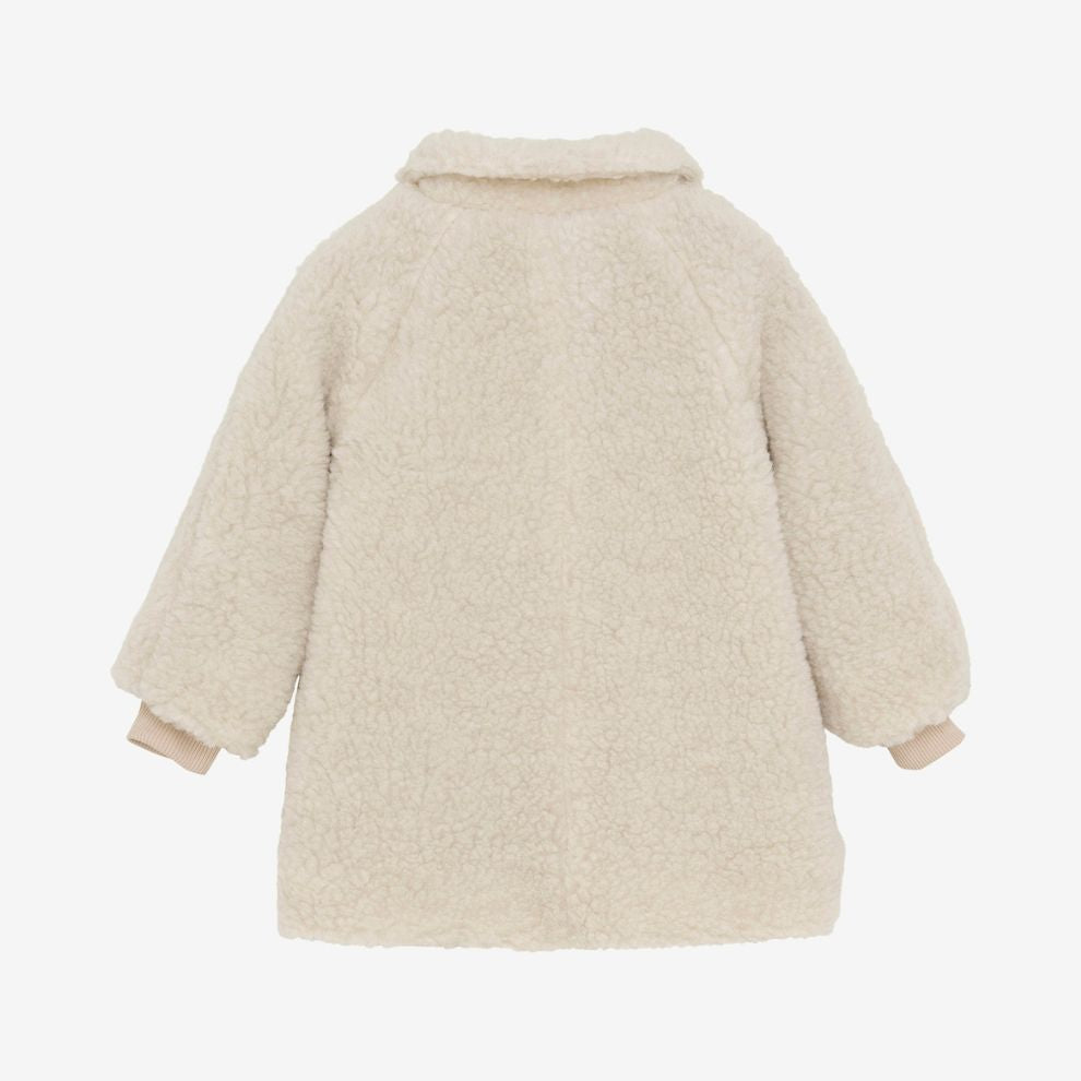 Teddy jas - Merino wol - Cement/beige - Huttelihut